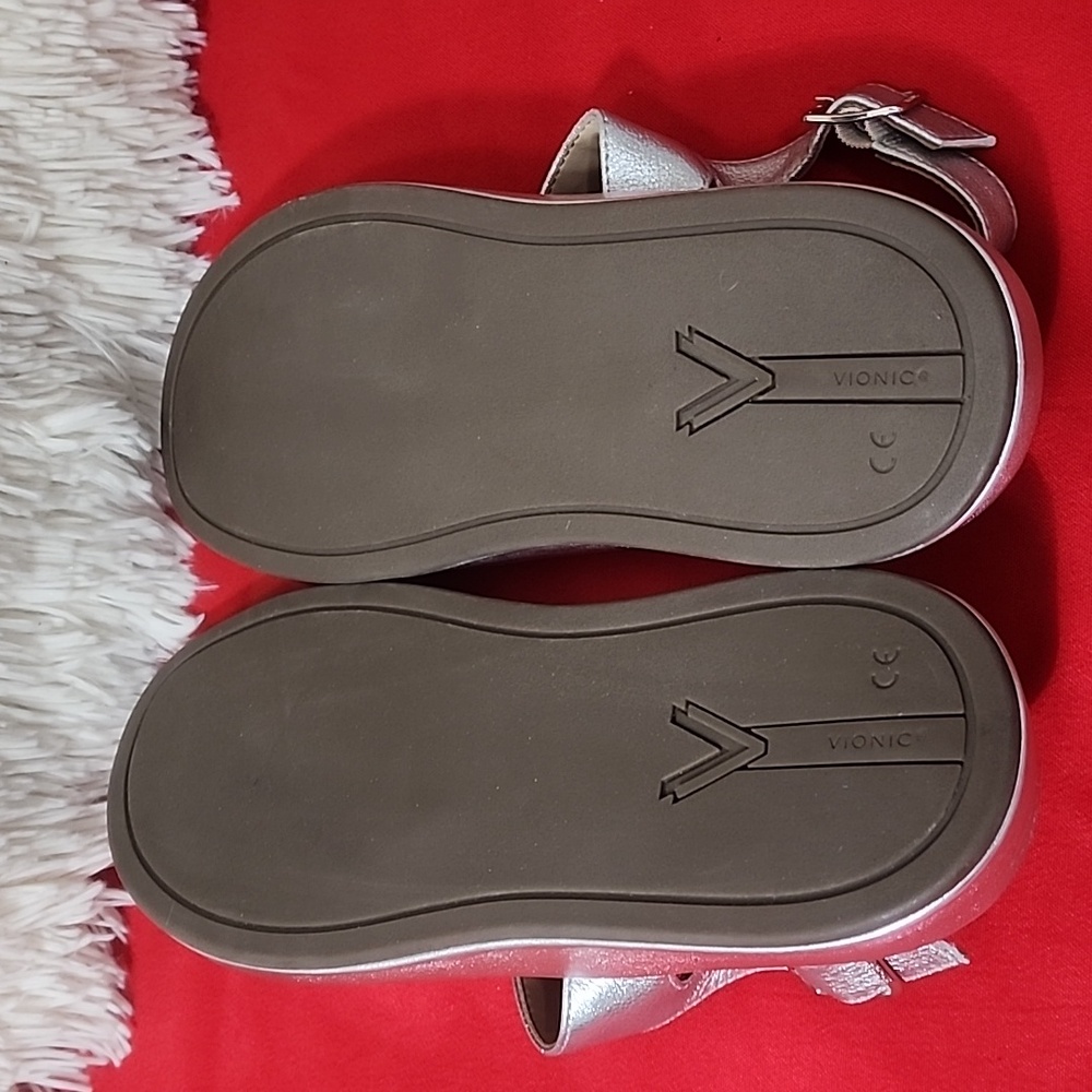 Vionic Metallic Silver Sandals - image 8
